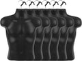 Lallisa 6 Pack Male Mannequin Torso for Clothing Display Needs