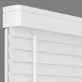 2 in Cordless Faux Wood Blind 19.25 in W x 72 in L White - Room