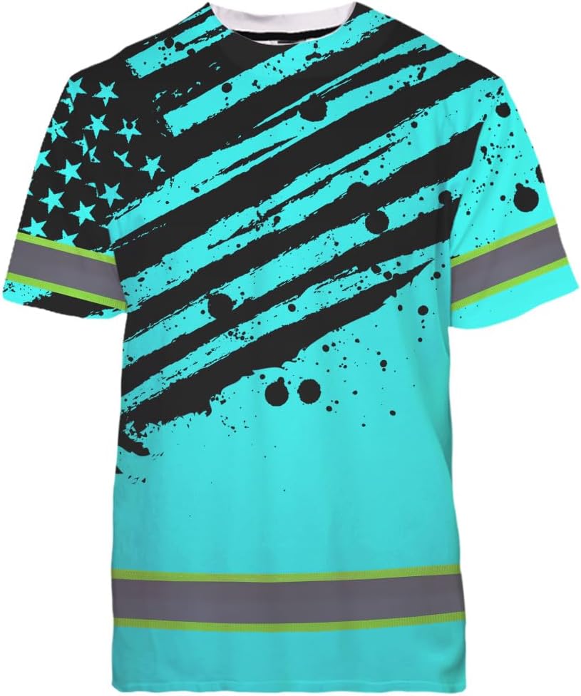 Maddly High Visibility US Flag Collection Safety Workwear