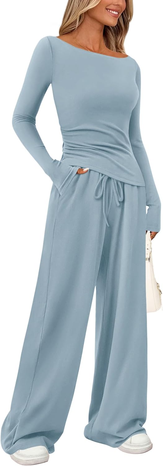 PRETTYGARDEN Women's 2 Piece Lounge Set for Chic Comfort