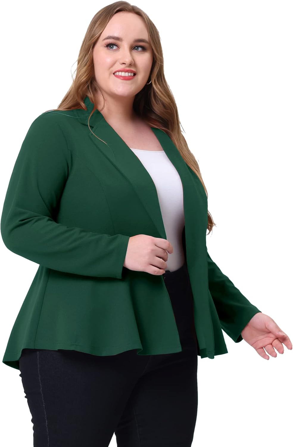 Stylish Plus Size Women's Blazer for Business and Casual Wear