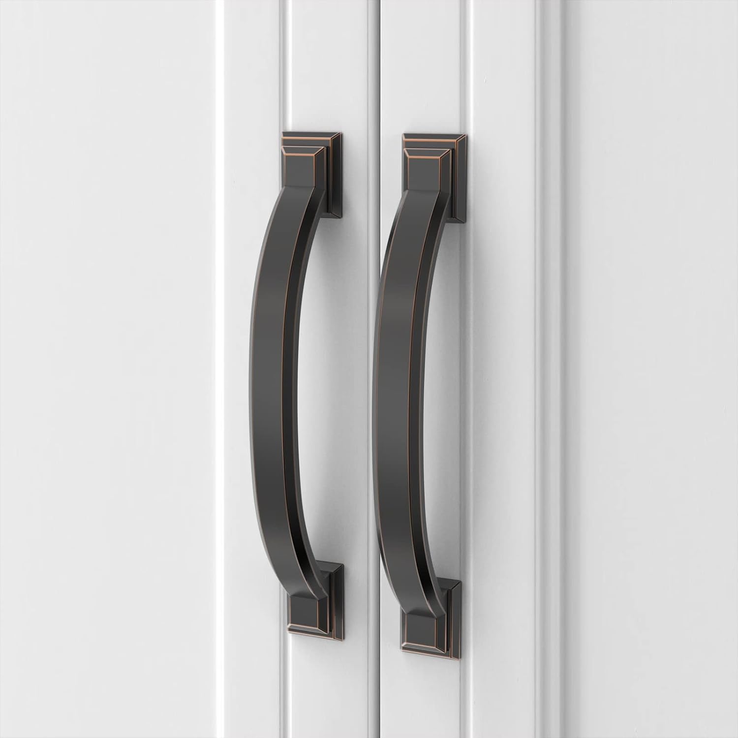 Asidrama 10 Pack 4 Inch Oil Rubbed Bronze Cabinet Handles
