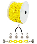 Reliable1st 126 Feet Yellow Plastic Safety Barrier Chain Review