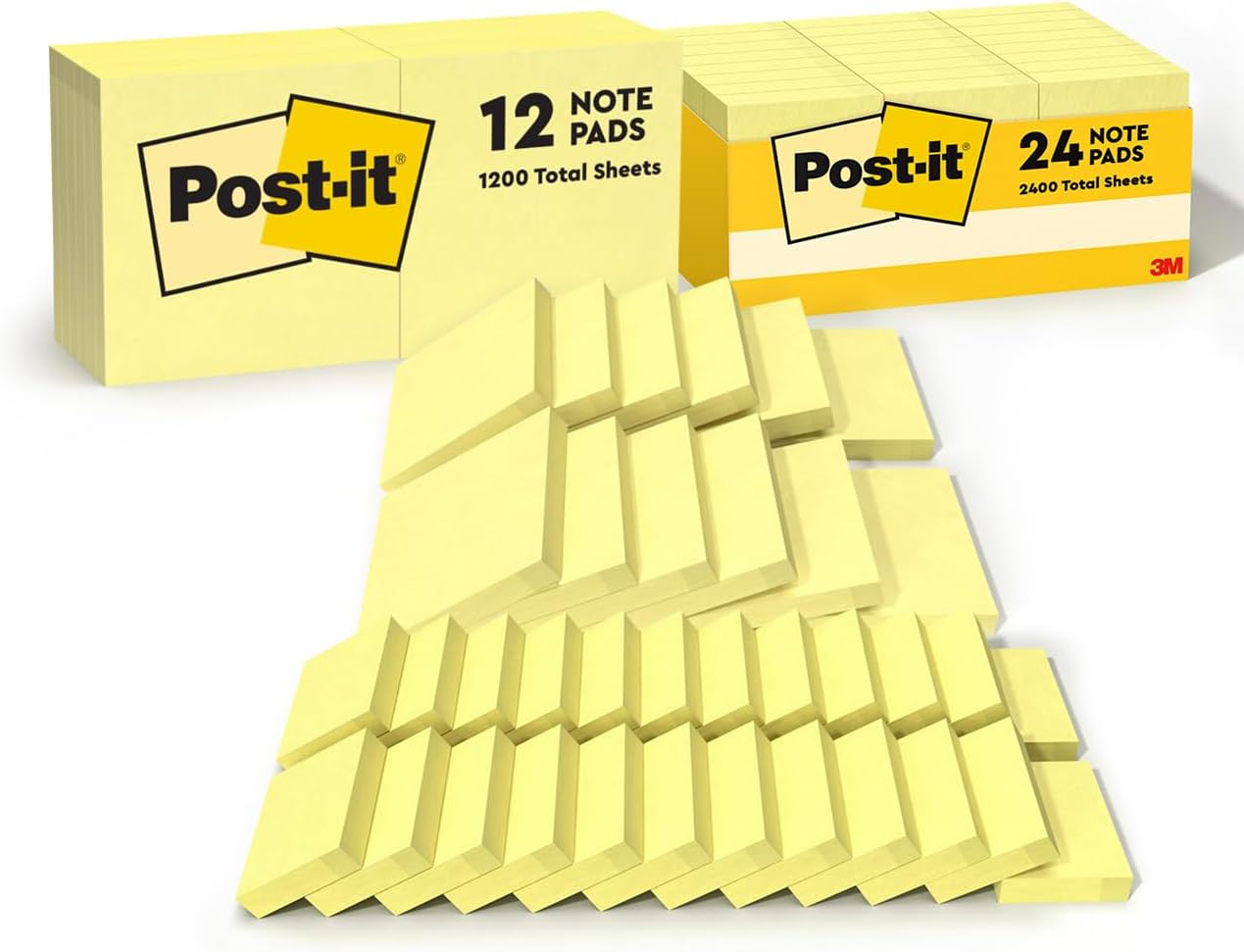 Post-it Notes Value Pack for Clean Removal and Easy Use