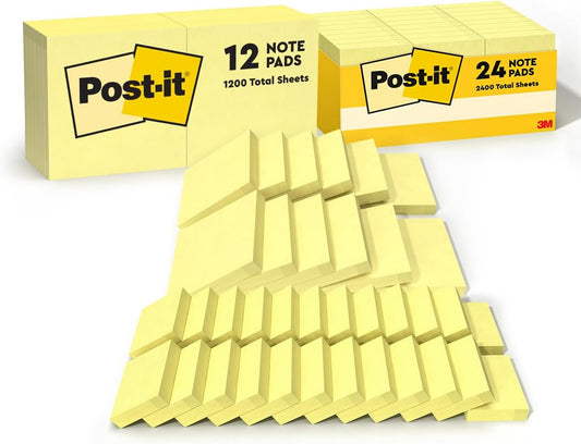 Post-it Notes Value Pack for Clean Removal and Easy Use