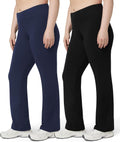 No Nonsense Lounge Yoga Pants: Comfortable Flared Cotton Leggings