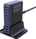 CHIPOFY 400W USB C Charger - 10-Port GaN PD3.1 Fast Station