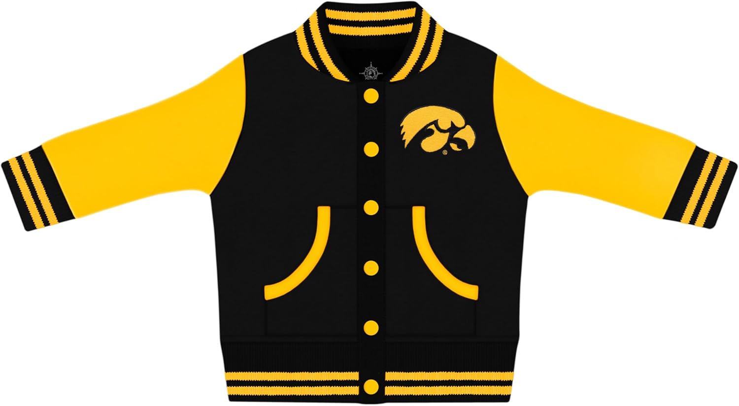 Creative Knitwear College Baby Varsity Jacket for Little Fans