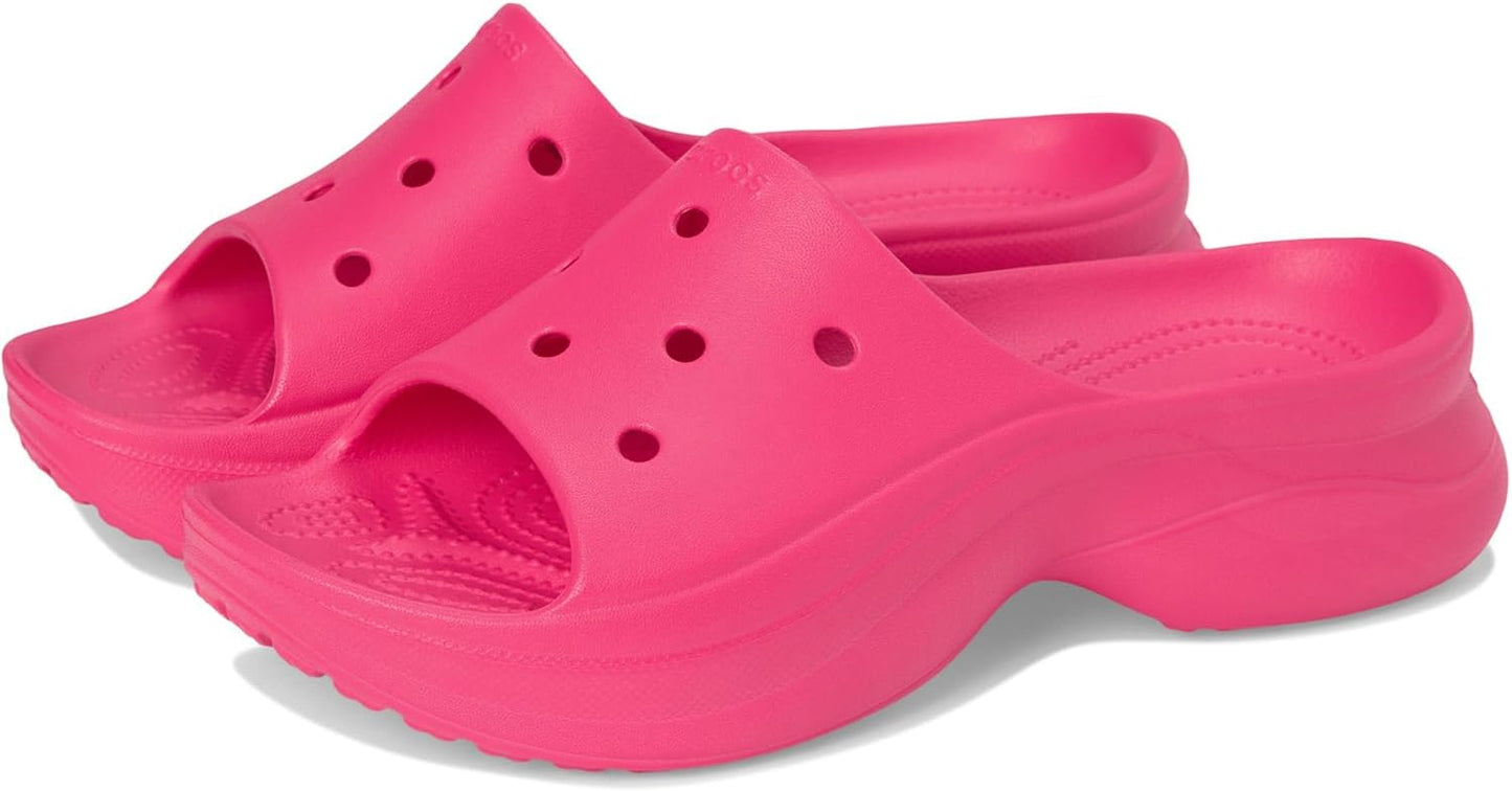 Crocs Women's Bae Slide Platform Sandals for Effortless Style
