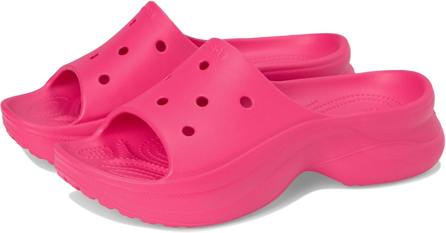Crocs Women's Bae Slide Platform Sandals for Effortless Style