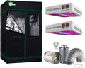 Grow Big with Hydro Crunch 1200W LED Grow Light & Tent Combo