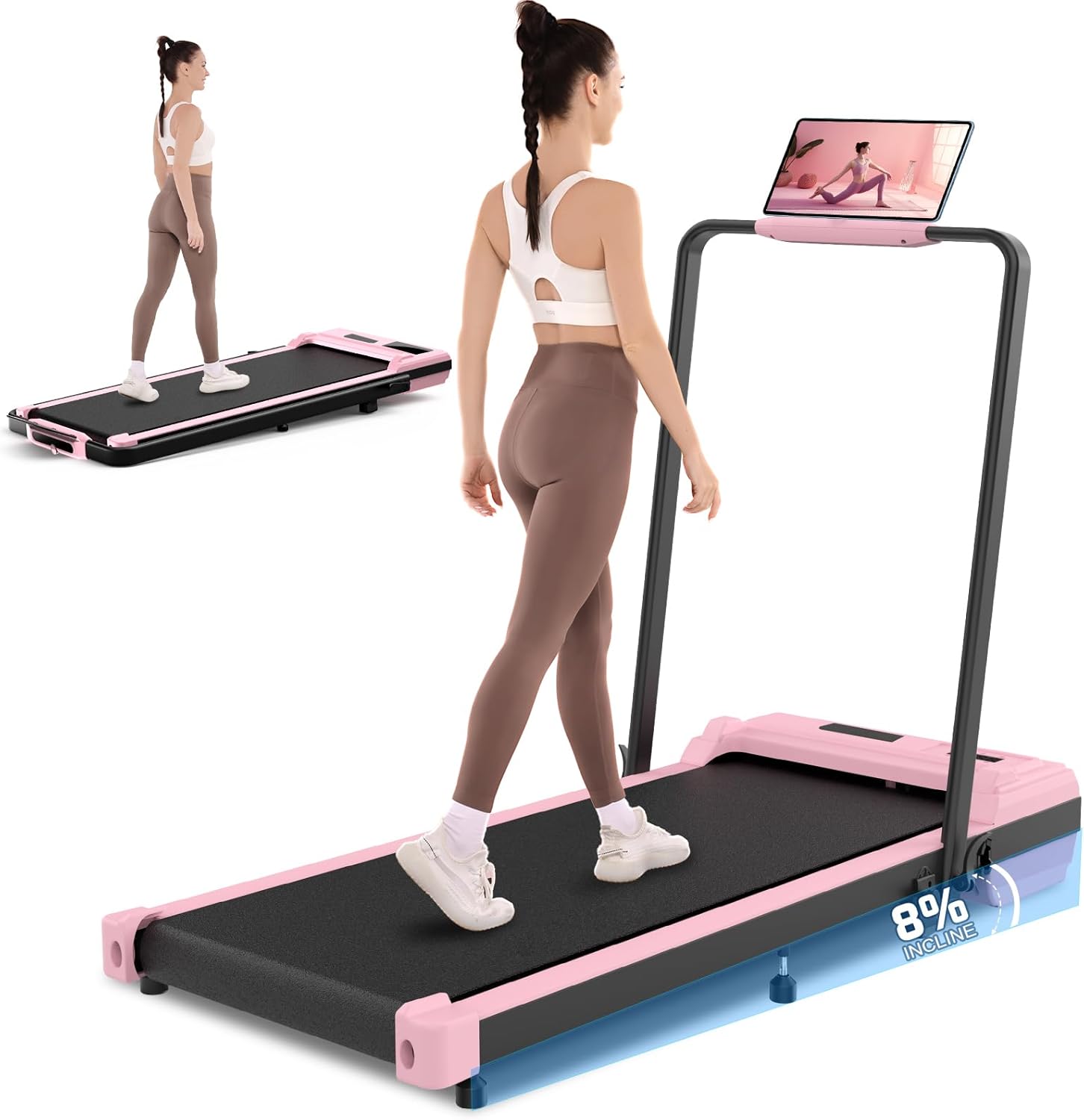 Funmily Foldable Under Desk Treadmill: Quiet Jogging Joy!