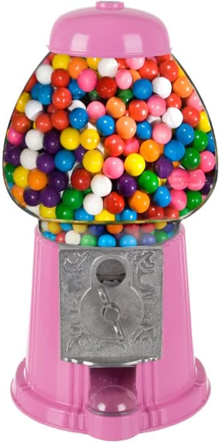 Vintage Mini Gumball Machine - Free Spin Mechanism