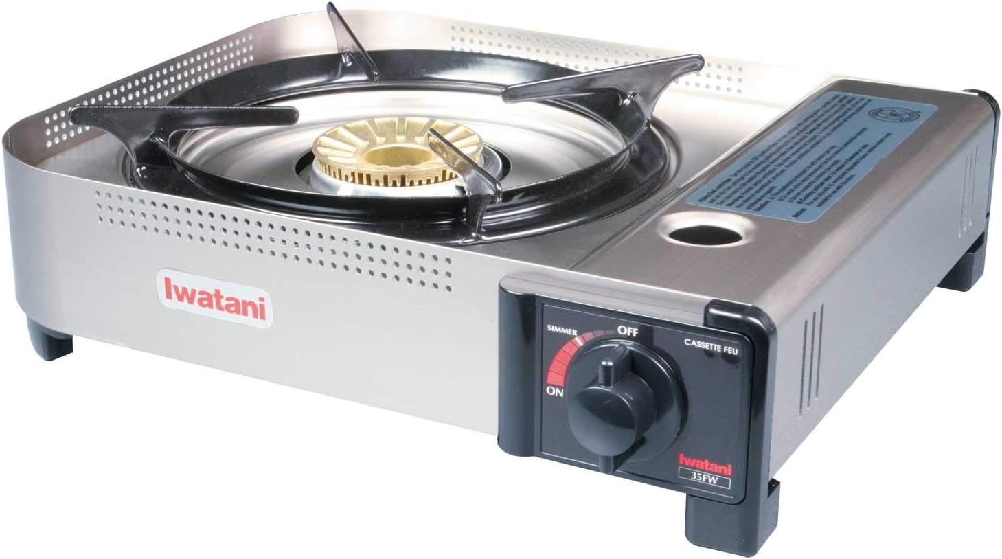 Iwatani 35FW Butane Portable Cooktop for Indoor & Outdoor Use