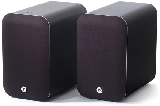 Q Acoustics M20 Wireless HD Speakers - Powerful 0.9 Tweeter, Crisp 4.9 Mid Bass, 55Hz-22kHz Freq. Response - Amplified