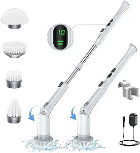 Hymeago Electric Spin Scrubber: Cordless Power Cleaning Brush