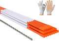 58 Inch Driveway Markers with Reflective Tape for Snow Plowing