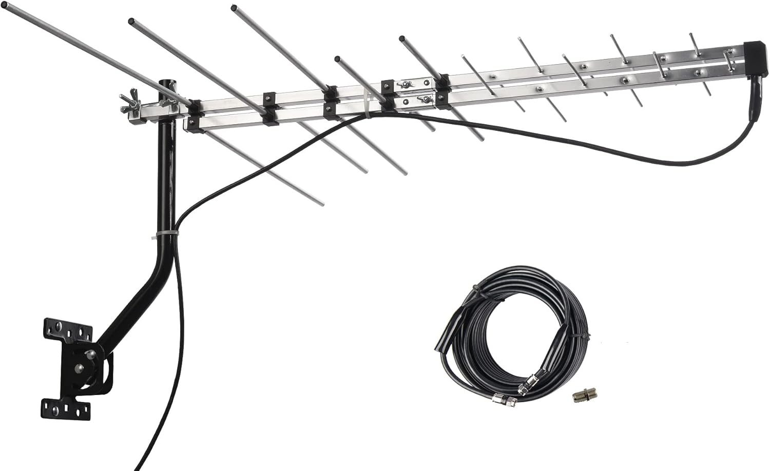 Long Range Yagi Outdoor Antenna for Clear 4K/1080P Reception