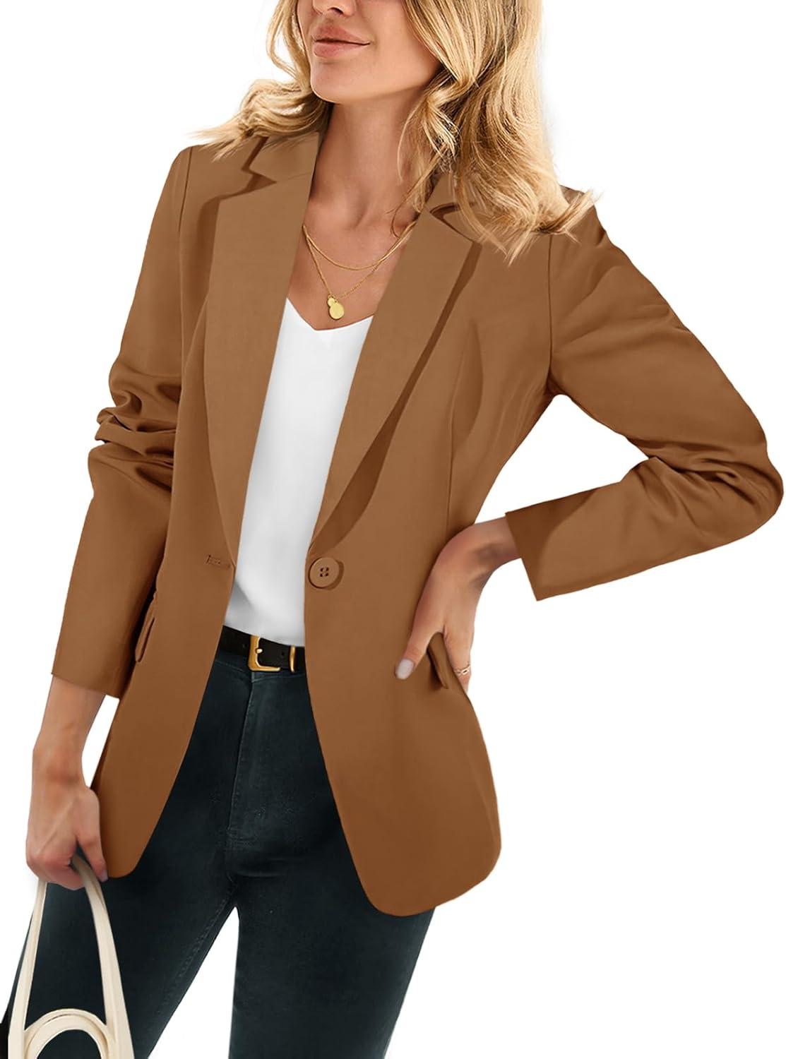Cicy Bell Womens Casual Blazers for Stylish Office Wear