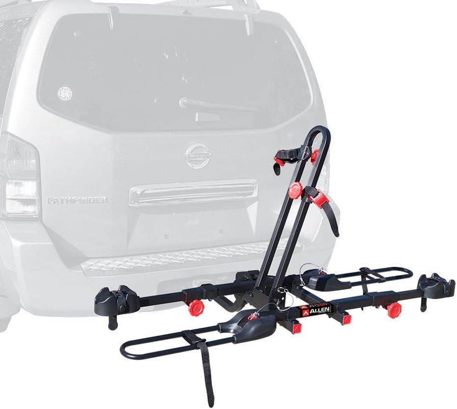 Allen Sports Easy Load Deluxe 2-Bike Hitch Rack for Secure Travel