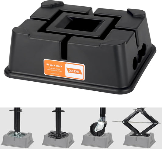 OULEME Trailer Jack Block for RV and Travel Trailers Support