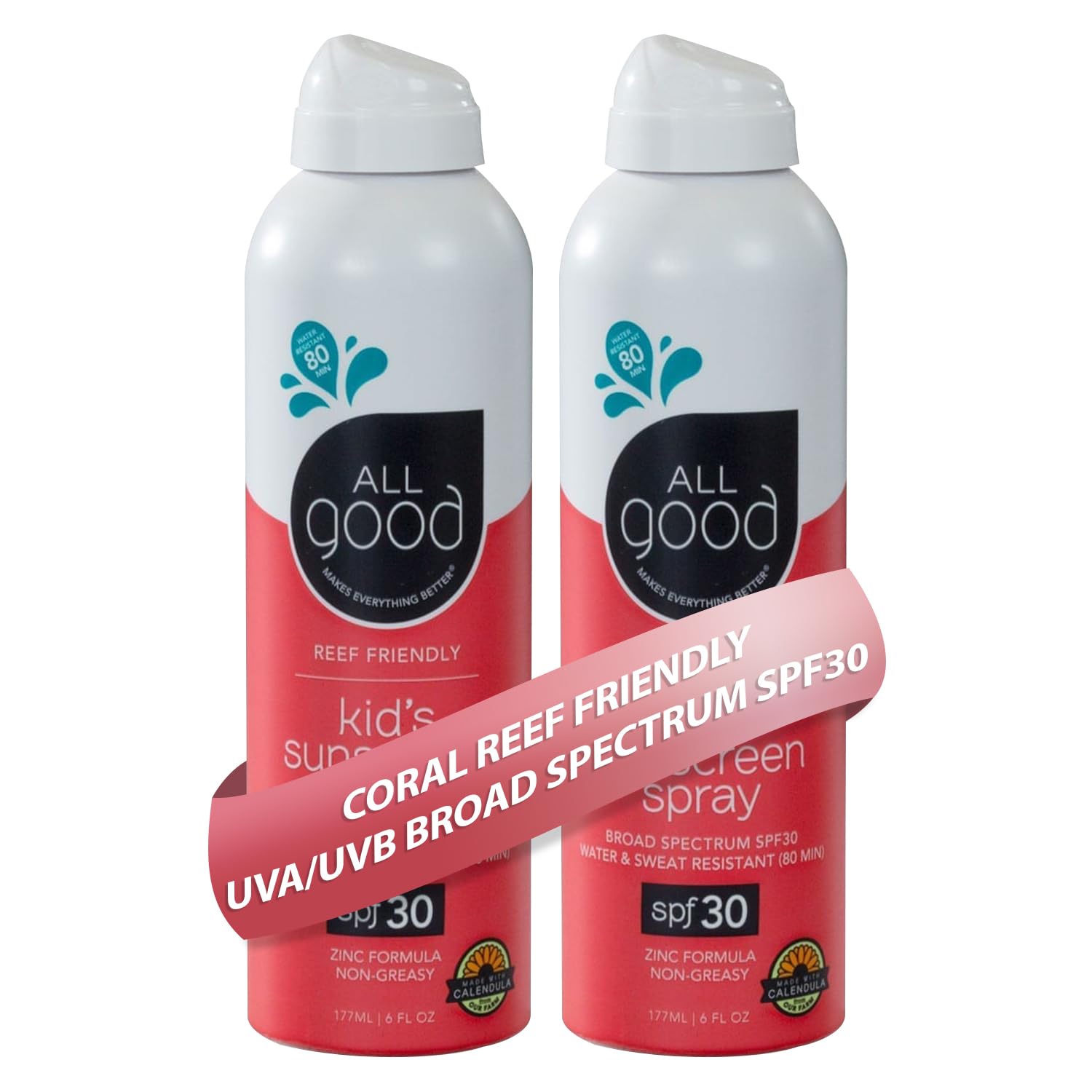 All Good Baby & Kids Sunscreen Spray - SPF 30, Water Resistant