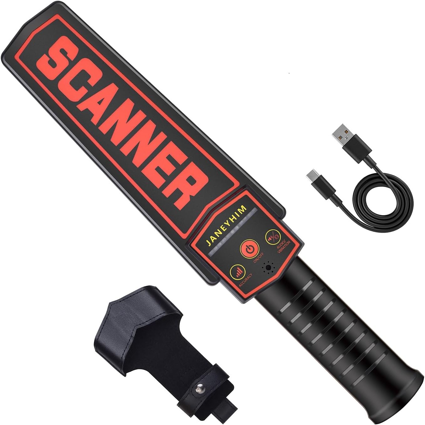 Handheld Metal Detector Wand for High-Sensitivity Scanning