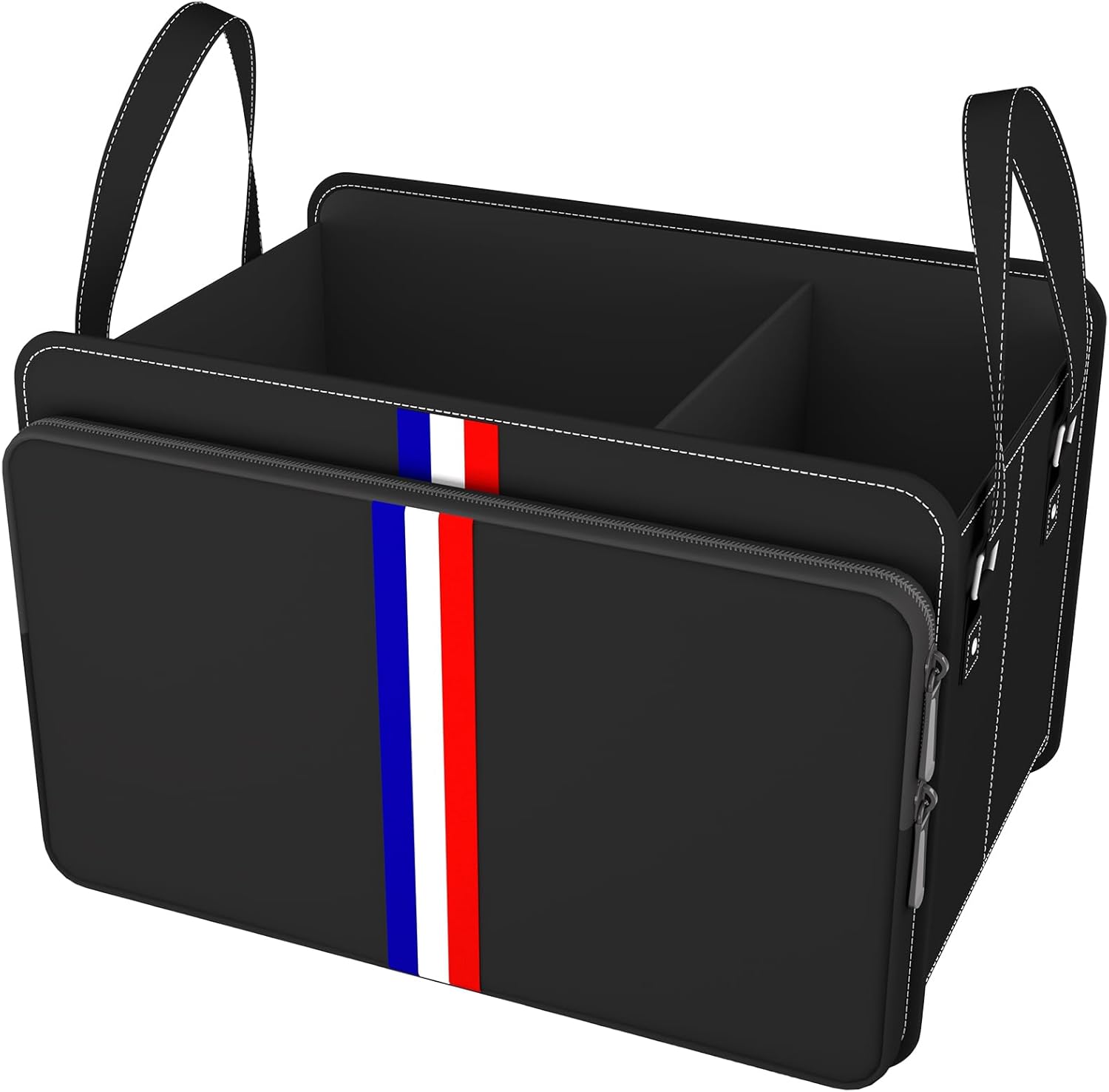 Waterproof 3 Compartment Car Organizer, Foldable Storage!