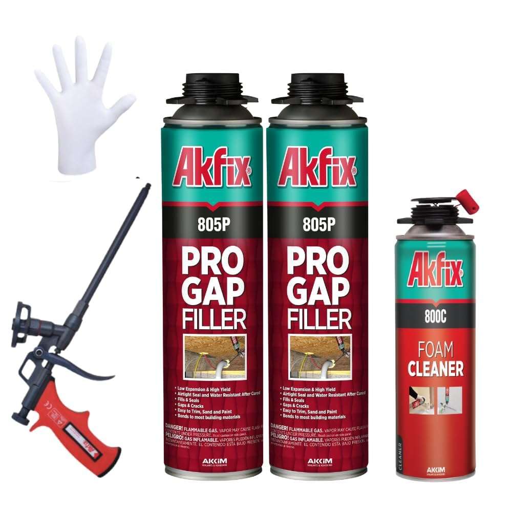Akfix 805P PRO Gap Filler Expanding Foam Sealant Kit Review