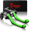 Green Dirt Bike Brake Clutch Levers Pivot Adjustable - Durable Reach