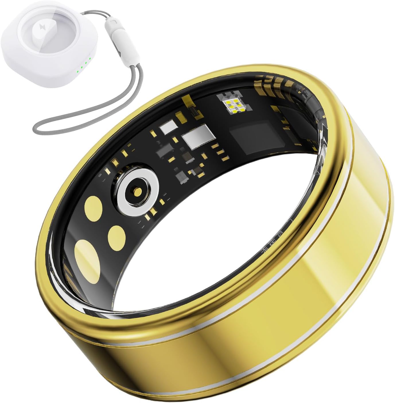 Activity Tracker Ring for Men Women with Heart Rate Monitoring
