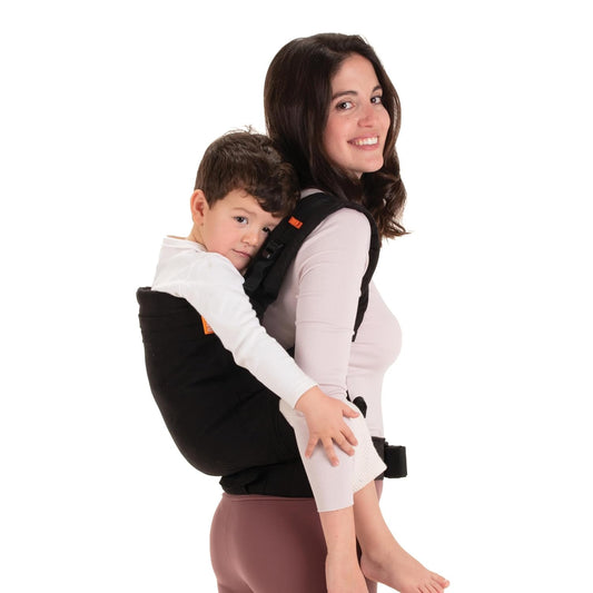 Beco Toddler Carrier: Wide Seat, Lightweight & Breathable - Metro Black