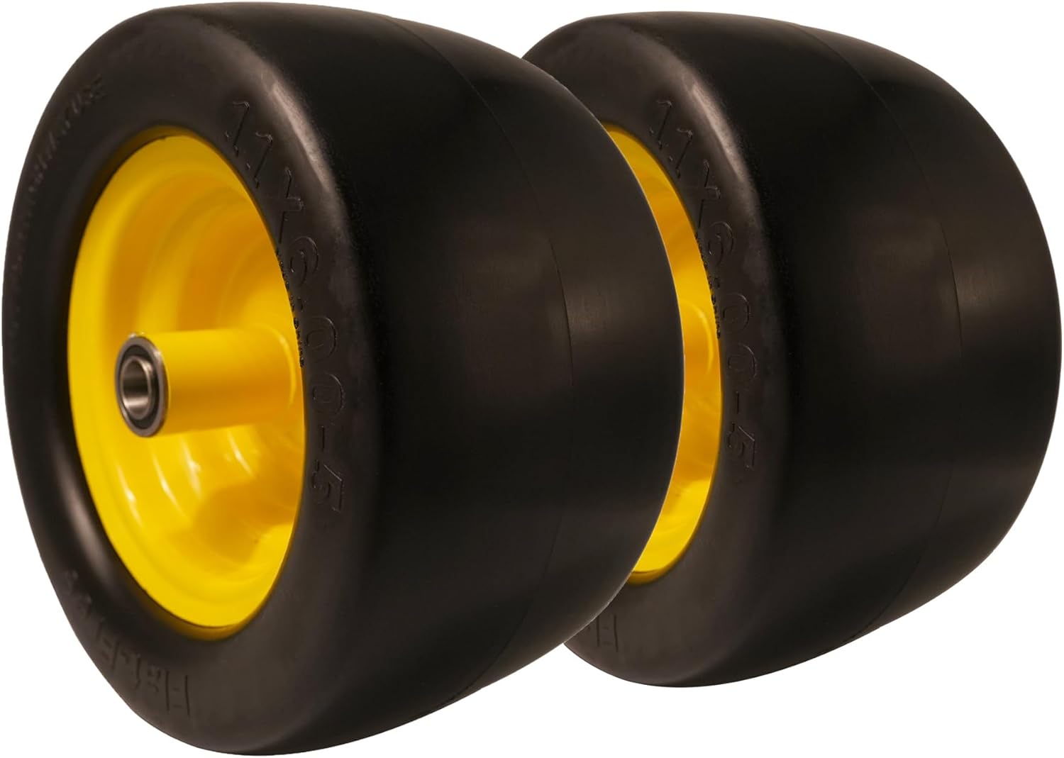 11x6.00-5 Flat Free Tire for Zero Turn Mower Replacement