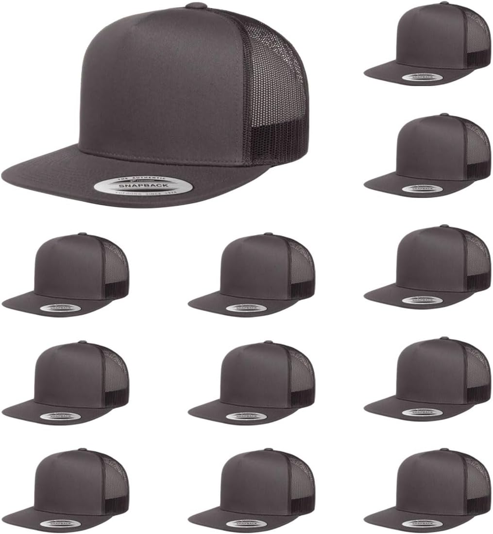 Yupoong 5-Panel Classic Trucker Cap for Stylish Comfort