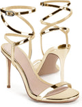 Womens Strappy Lace Up Heels Sandals - Sexy Summer Stiletto