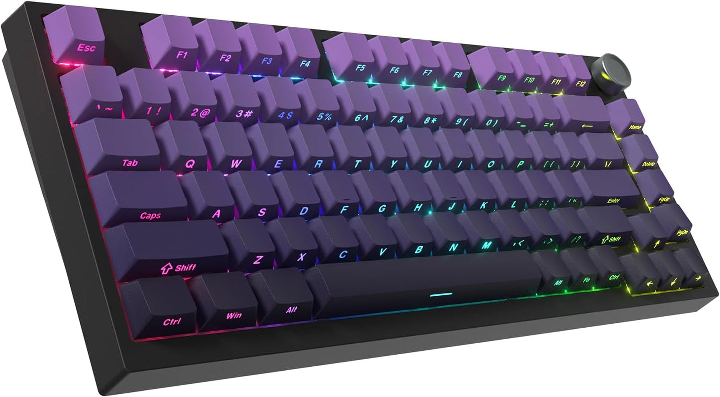 COSTOM WK75 Wireless Gaming Mechanical Keyboard with RGB Backlit