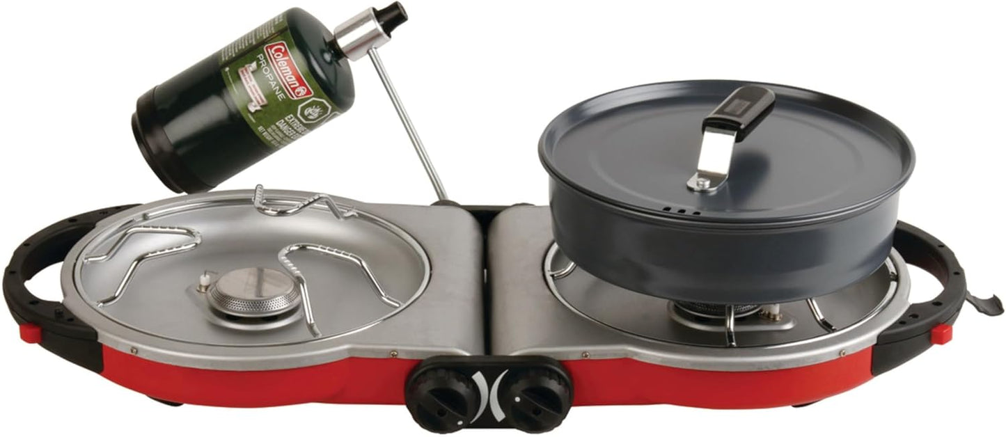 Portable Coleman Camping Stove with Instant Ignition