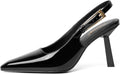 RIBONGZ Slingback Heels for Women - Sleek Pointed Toe Stilettos