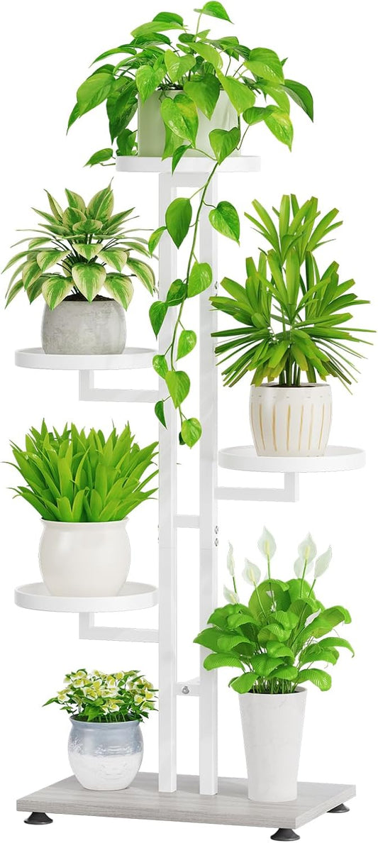 5 Tier Plant Stand for Indoor Outdoor Use - Stylish Metal Display