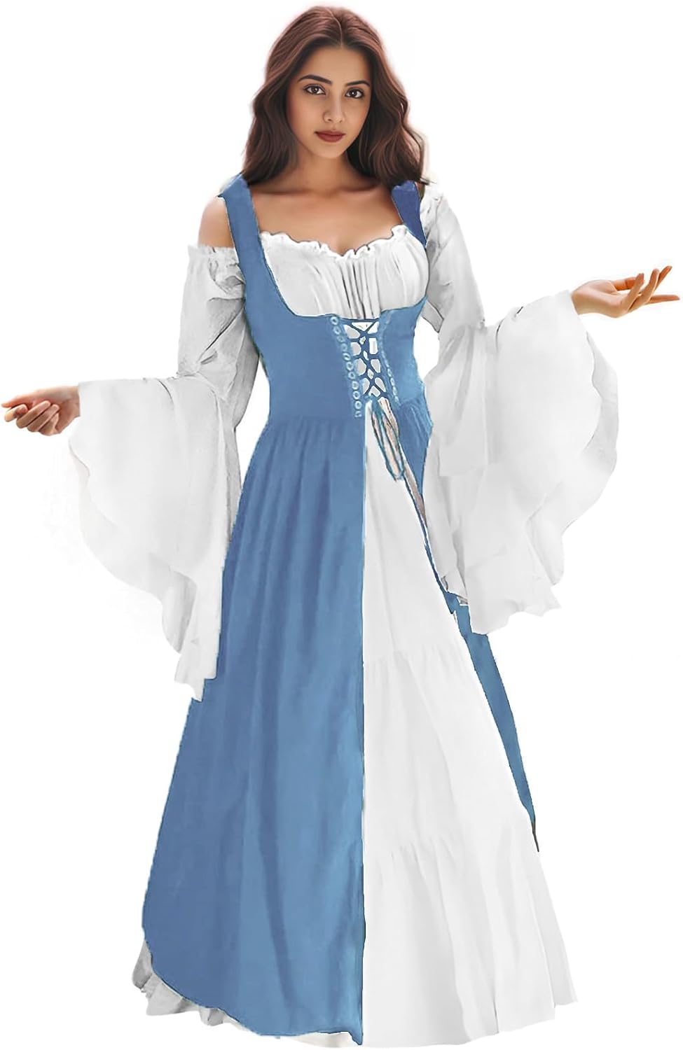 Renaissance Dress Women Medieval Dress for Halloween and Events