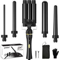 5 in 1 Wand Curling Iron Set for Professional Curls at Home