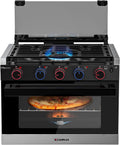 CAMPLUX Elite RV Propane Oven Stove Combo for Cooking on the Go