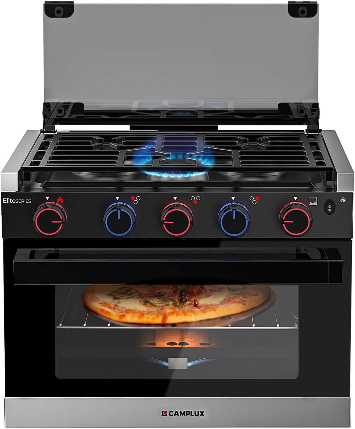 CAMPLUX Elite RV Propane Oven Stove Combo for Cooking on the Go