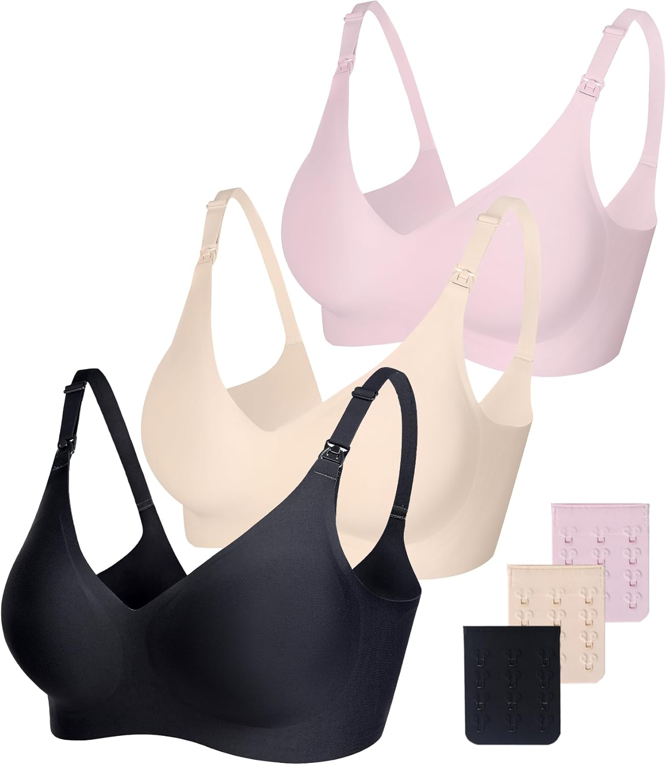 Vinfact Smooth Nursing Bras for Comfortable Breastfeeding Needs