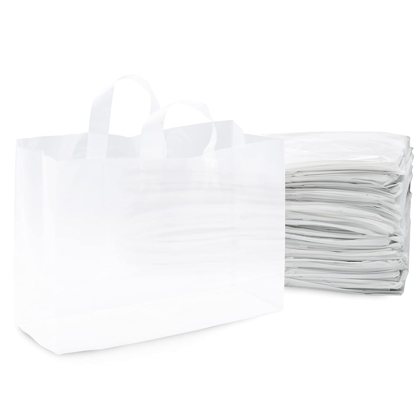 Large Plastic Bags with Handles for Small Business Essentials