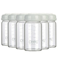 Wide Neck Glass Breastmilk Collection Bottle - Safe Borosilicate Glass