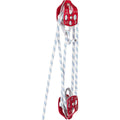 Twin Sheave Block and Tackle 1/2ft x 200ft Double Pulley Rigging