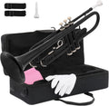 Ktaxon Bb Standard Trumpet for Beginners - Bright Tone, Hard Case