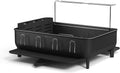 Large Capacity Dish Drying Rack with Stainless Steel Frame - Drains