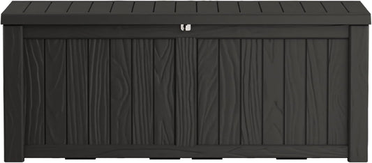 120 Gallon Waterproof Outdoor Storage Box for Garden and Patio